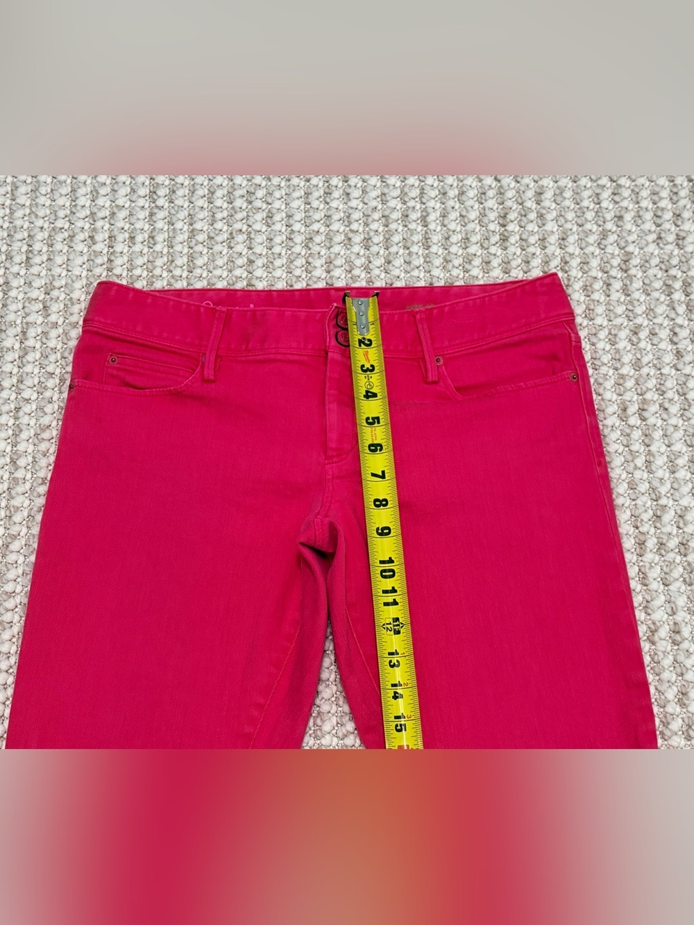 Lilly Pulitzer Worth Pink Straight Jeans size 12 - Picture 5 of 14